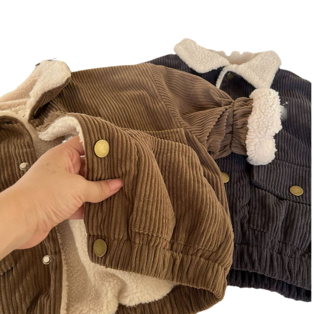 Plush Baby Thick Coat Autumn Collar Coat