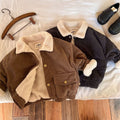 Plush Baby Thick Coat Autumn Collar Coat