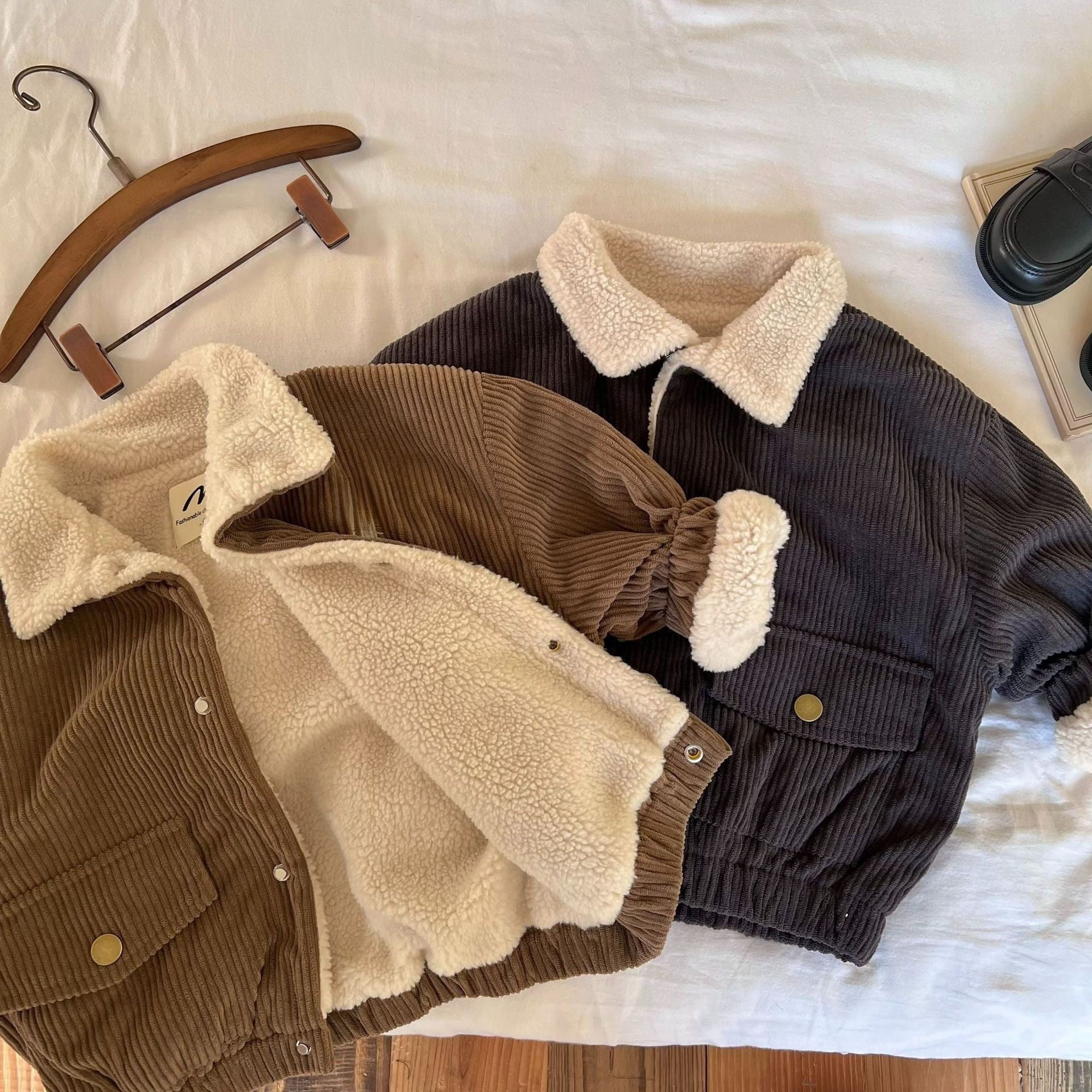 Plush Baby Thick Coat Autumn Collar Coat