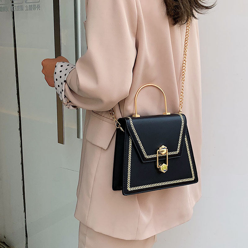 New Fashion Metal Handle Handbags Women Crossbody Bags High Qualty Clutch Female Purses Ladies Shoulder Messenger Bag